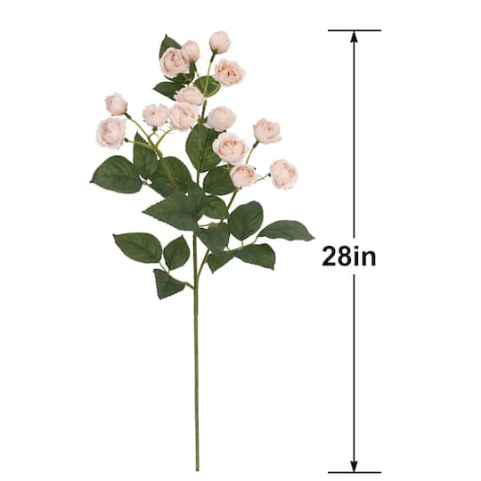 28" Soft Peach Rose Stem by Ashland®